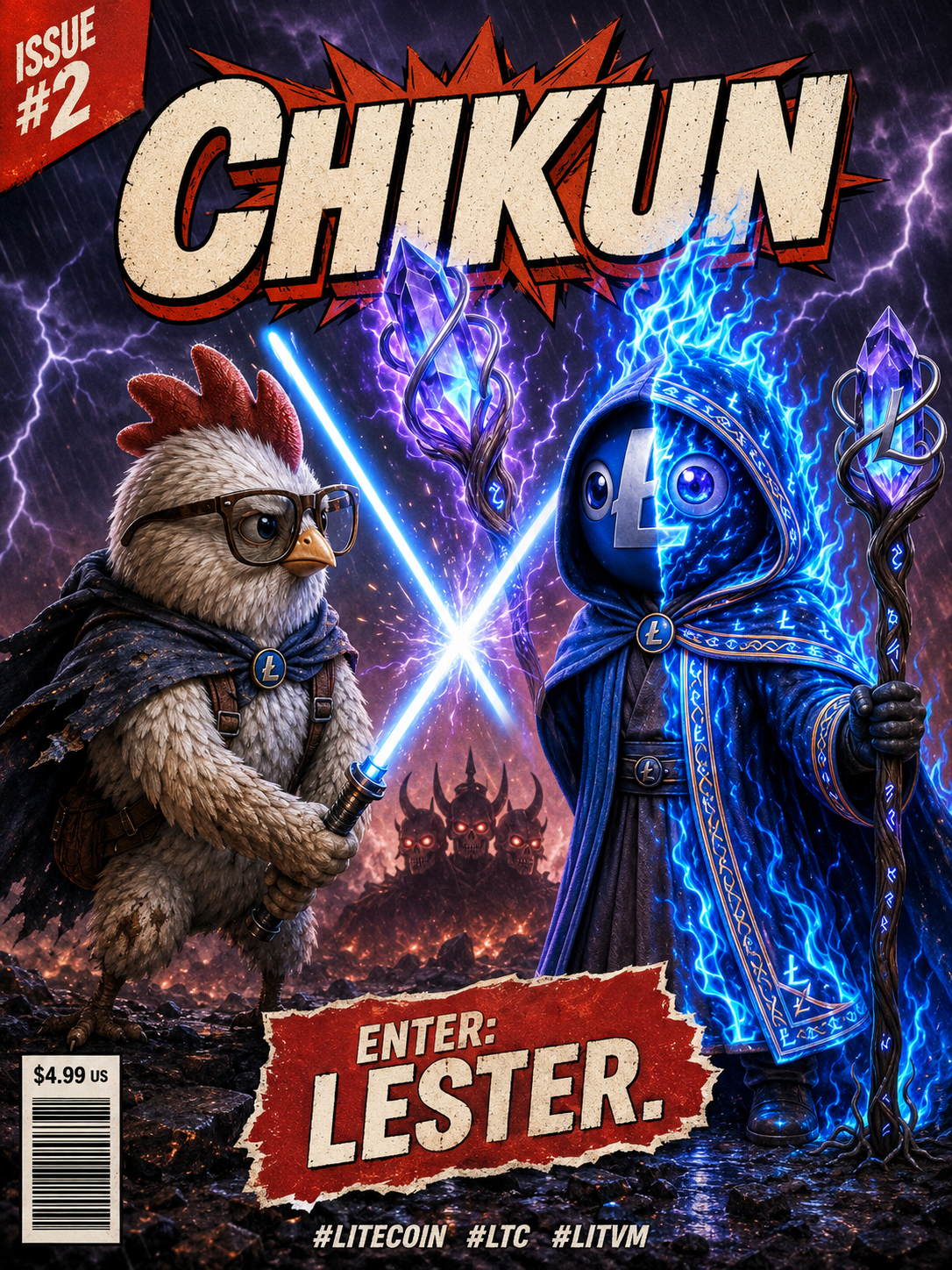 Chikun #2 - Enter Lester print cover