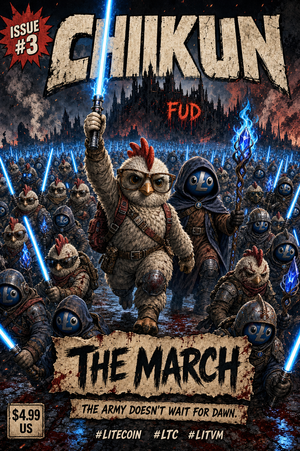 Chikun #3 - The March print cover