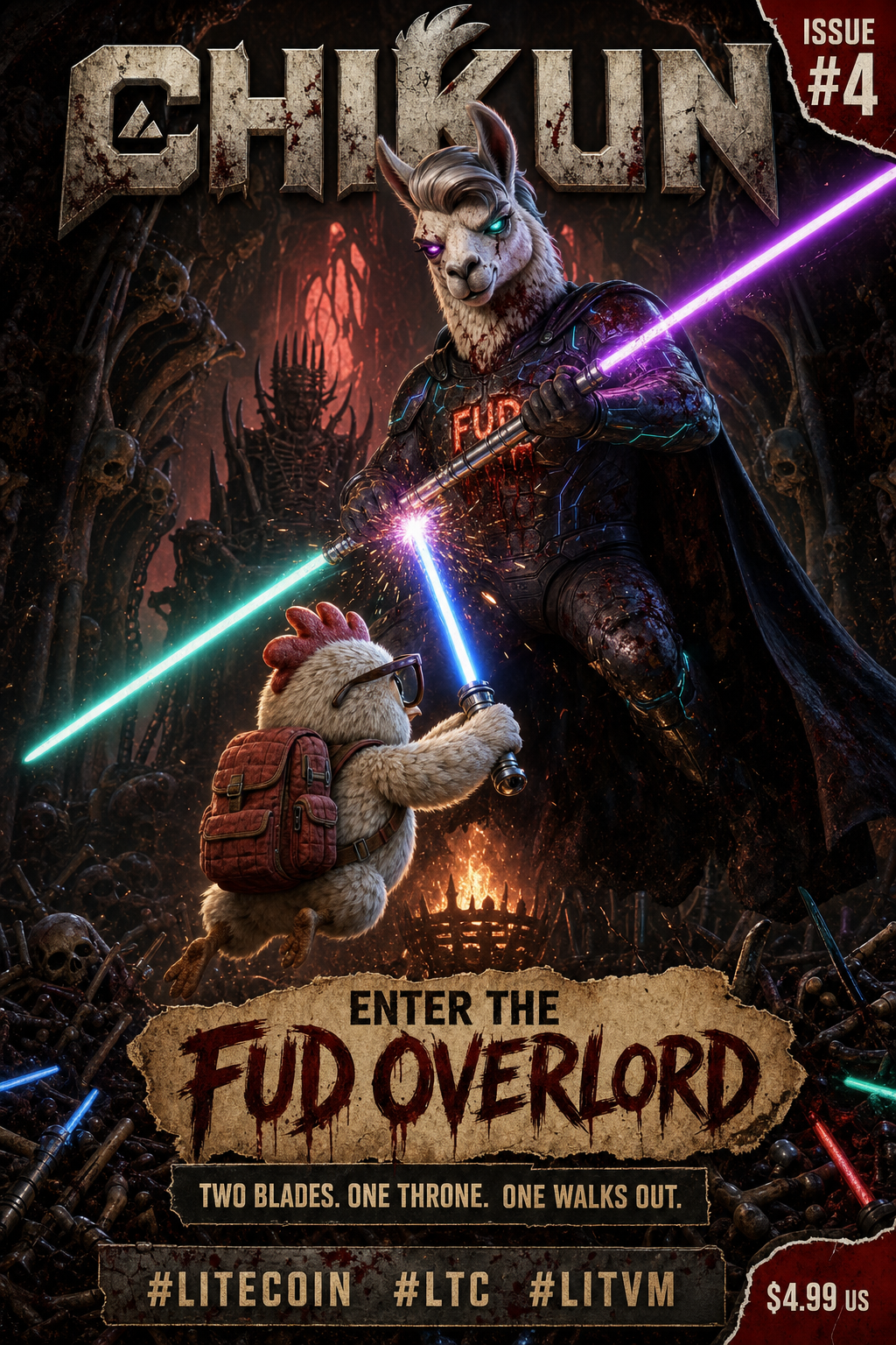 Chikun #4 - Enter the FUD Overlord print cover