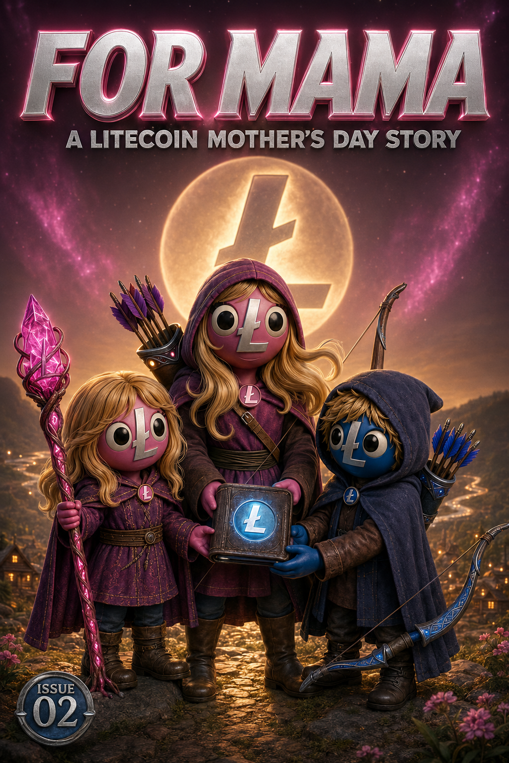 For Mama - A Litecoin Mother's Day Story print cover