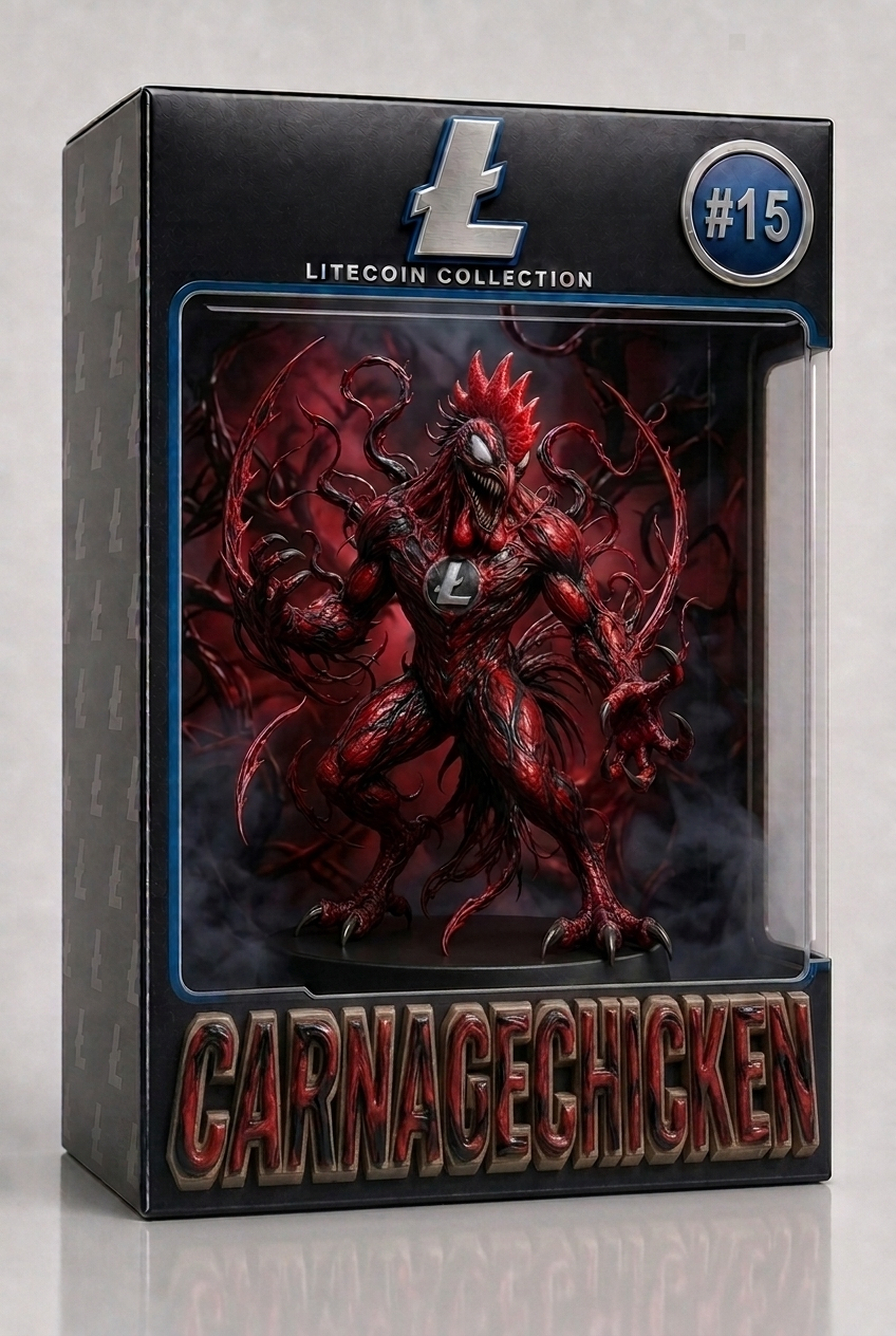 Carnage Chicken figurine in box