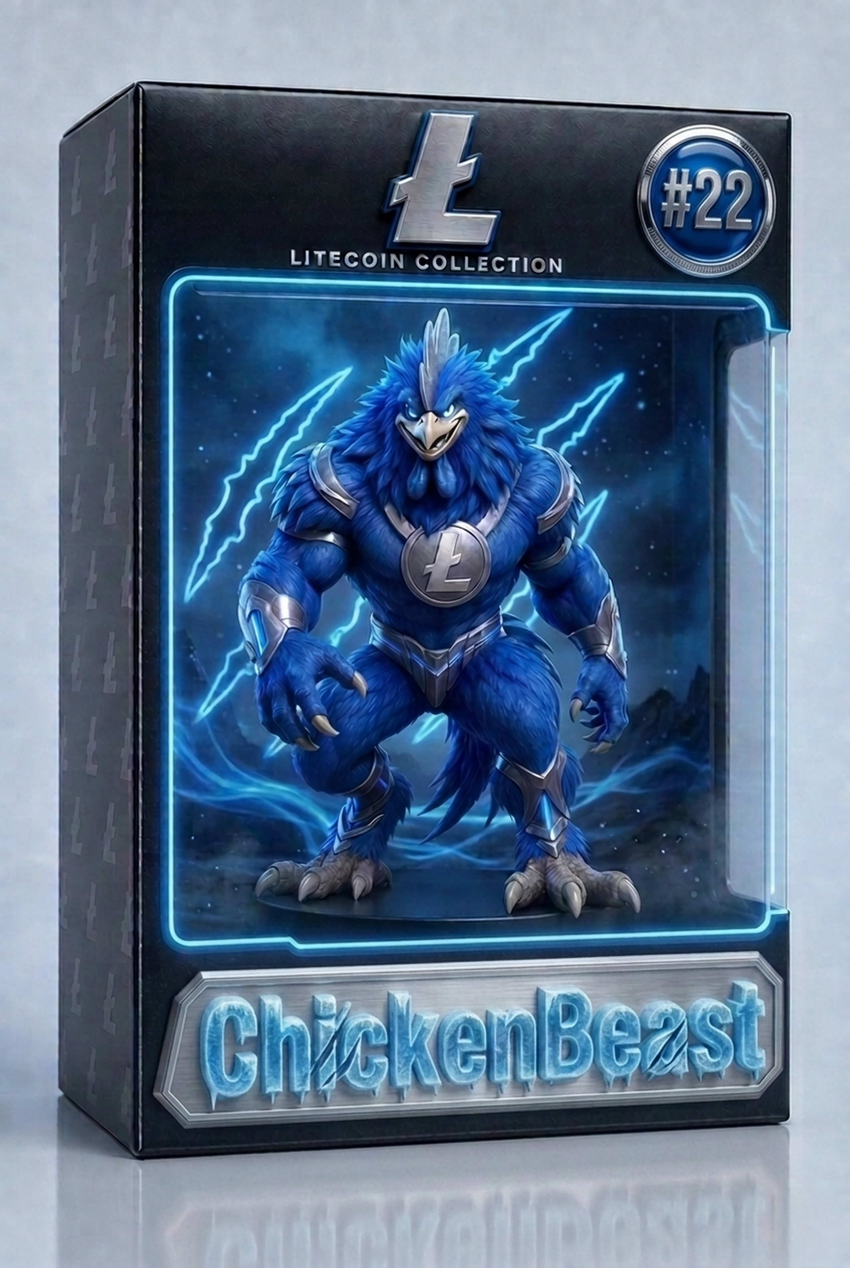 Chicken Beast figurine in box