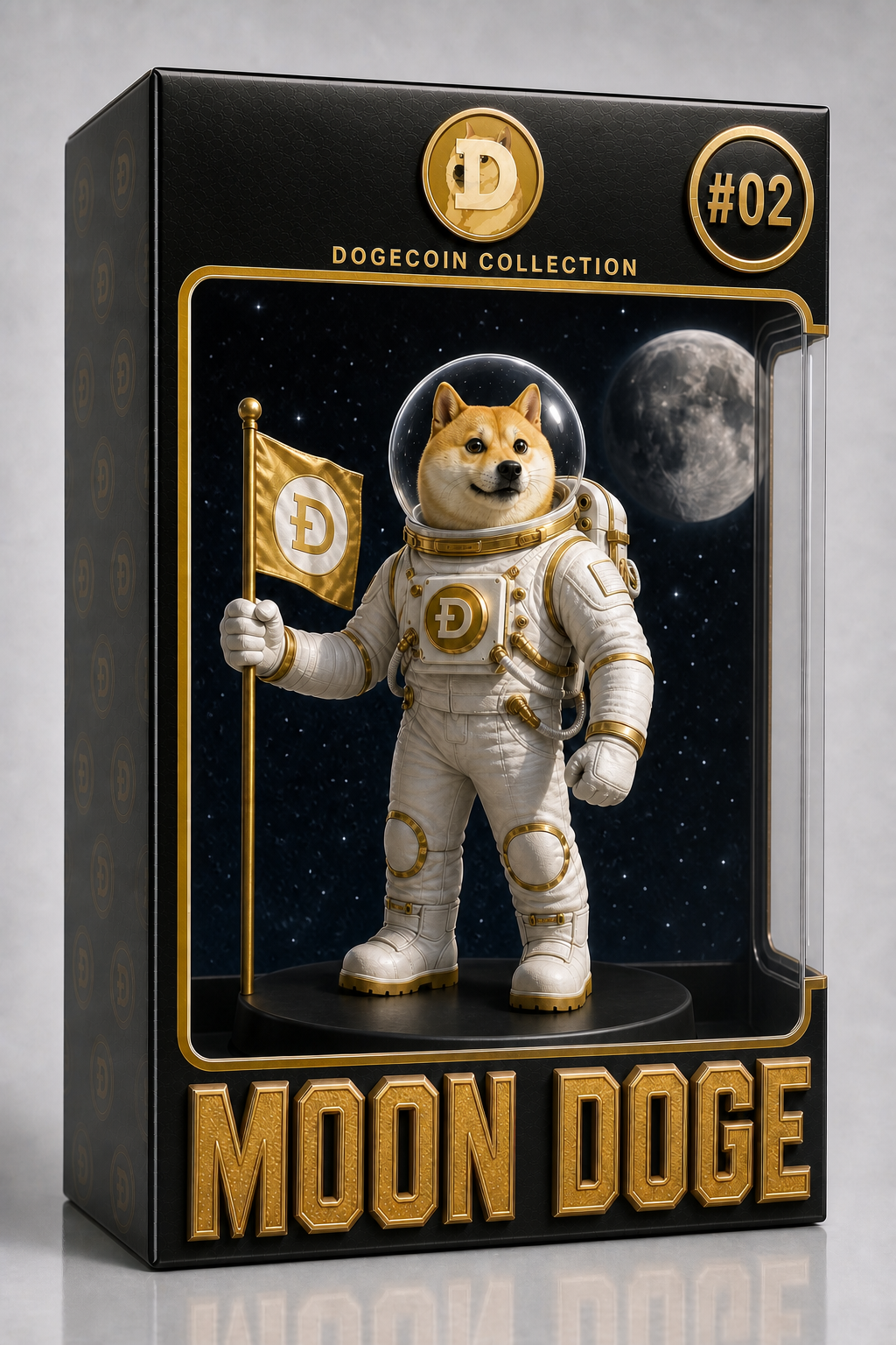 Moon Doge figurine in box