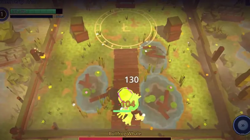 Gameplay in Mempool Marsh